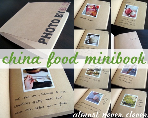 China Food Travel Minibook